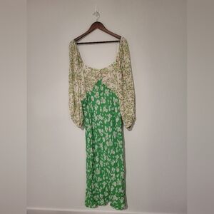 RIXO Target Daisy Long Sleeve Swing Dress Collab